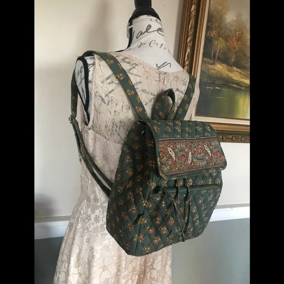 Maggi B Quilted Floral Backpack - Picture 3 of 9